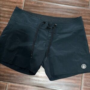 Volcom Women's black  Athletic Swim Shorts